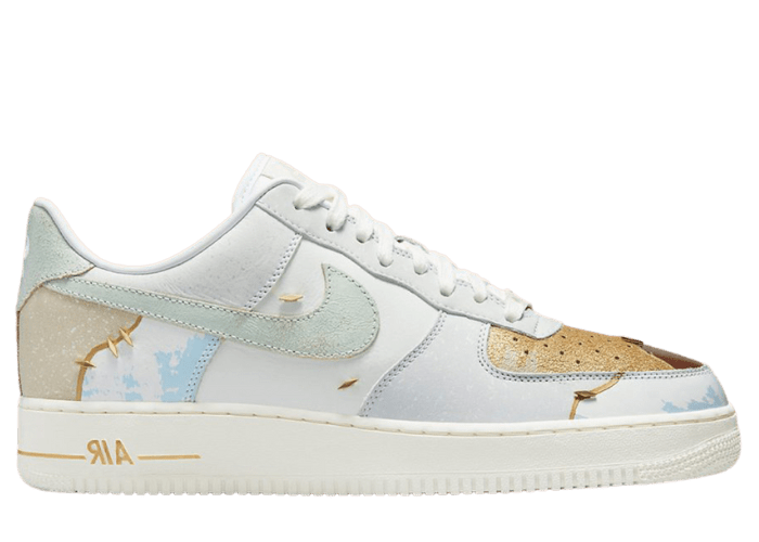 Nike Air Force 1 Low Distressed White Gold (W)