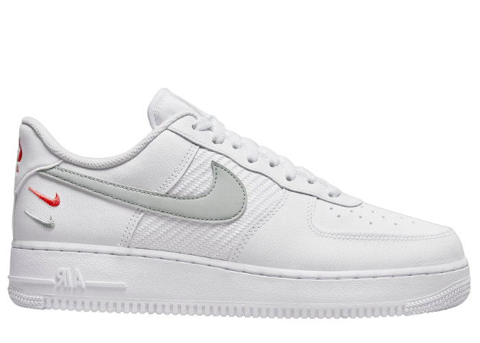 Nike Air Force 1 '07 White/Wolf Grey-Picante Red FD0666-100 Men's