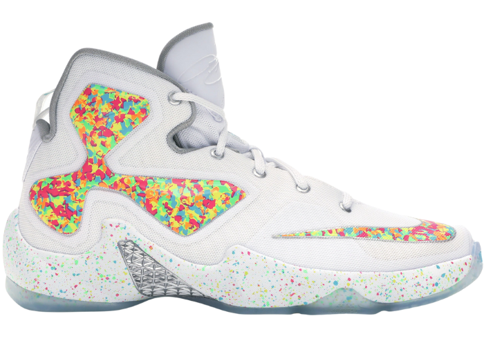 Nike LeBron 13 Fruity Pebbles (GS) - 846222-100 Raffles and Release Date