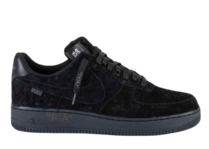 Nike X Virgil Abloh X Louis Vuitton Air Force 1 Low Purple Dusk/Metallic  Silver Sneakers - Black for Men