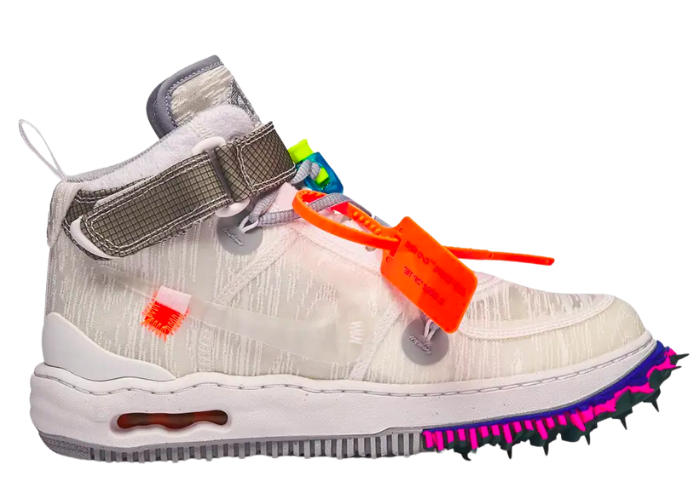 Date de sortie de la Air Force 1 Mid x Off-White™ « White and Varsity Maize  » (DR0500-101). Nike SNKRS CA