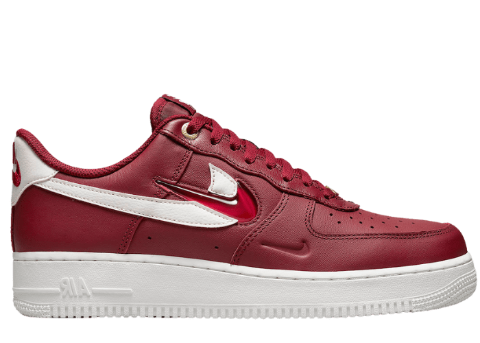 Nike Air Force 1 Low - White - Gym Red - SneakerNews.com