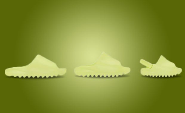 adidas YEEZY Slide Off-White/Green/Brown Restock