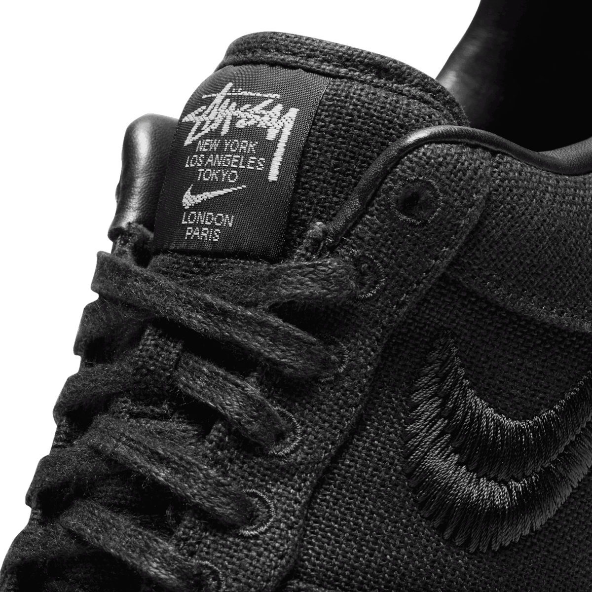 Nike Air Force 1 Low Stussy Black - CZ9084-001 Raffles and Release