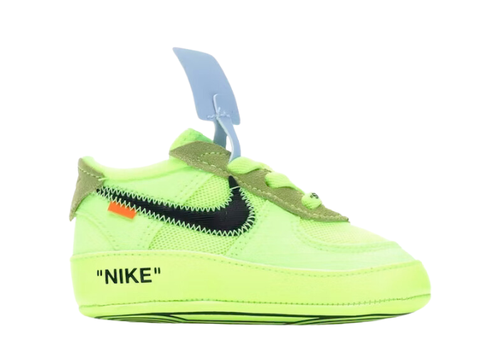 Off White x Nike Air Force 1 VOLT + GREEN 