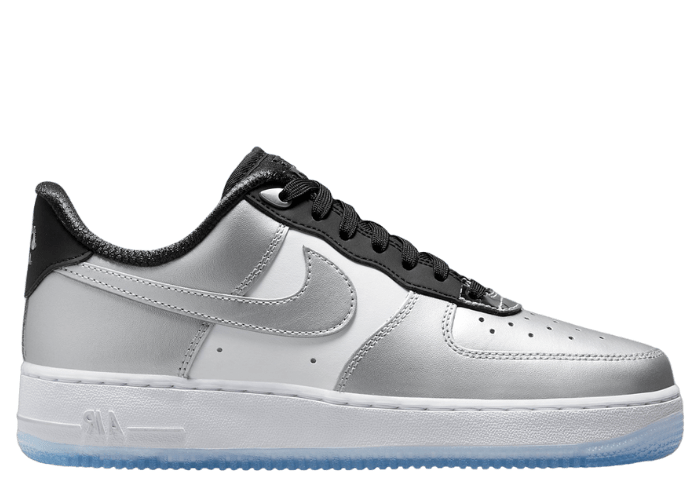 Nike Men's Air Force 1 '07 LV8 RMX Sneakers in Light Silver/Black Nike