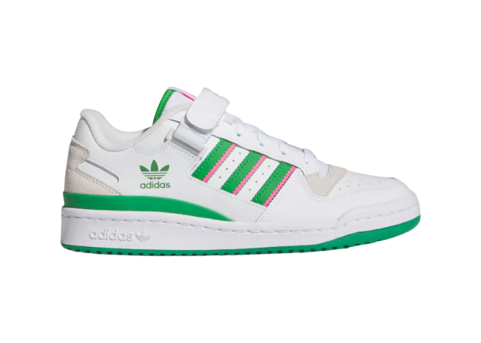 adidas Forum Low White Green Lucid Pink (W)