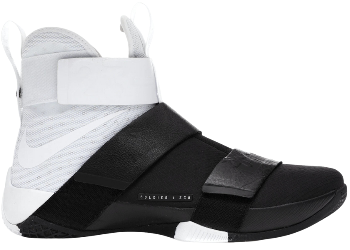 Nike LeBron Zoom Soldier 10 Pinnacle White Black