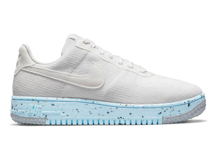 Nike Air Force 1 Low Crater Flyknit White Ice Blue (W)