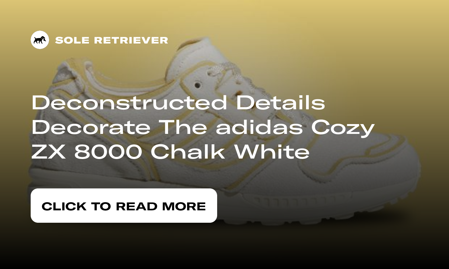 Deconstructed Details Decorate The adidas Cozy ZX 8000 Chalk
