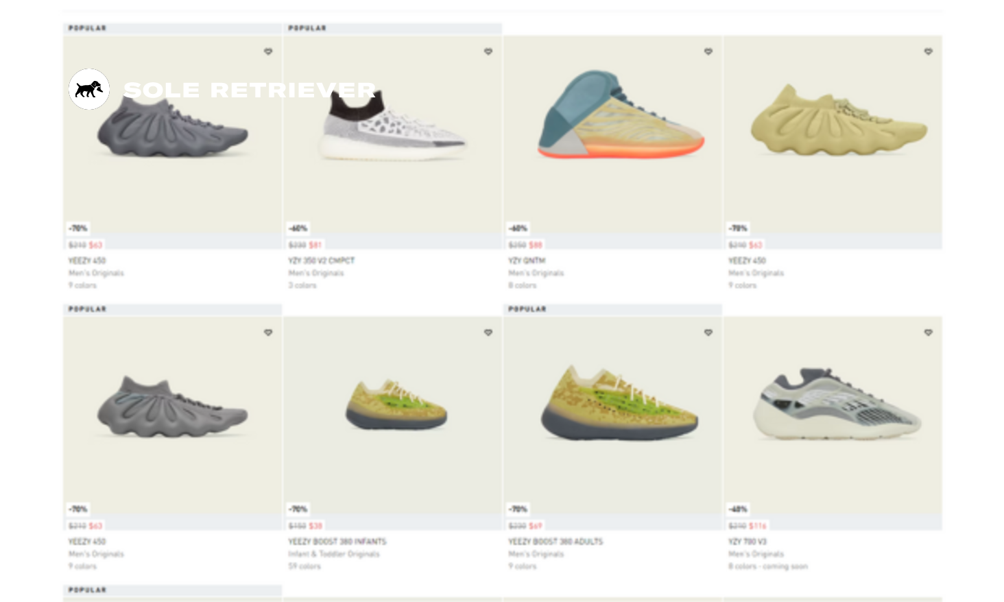 adidas is Selling Yeezy Sneakers Up to 70 Off