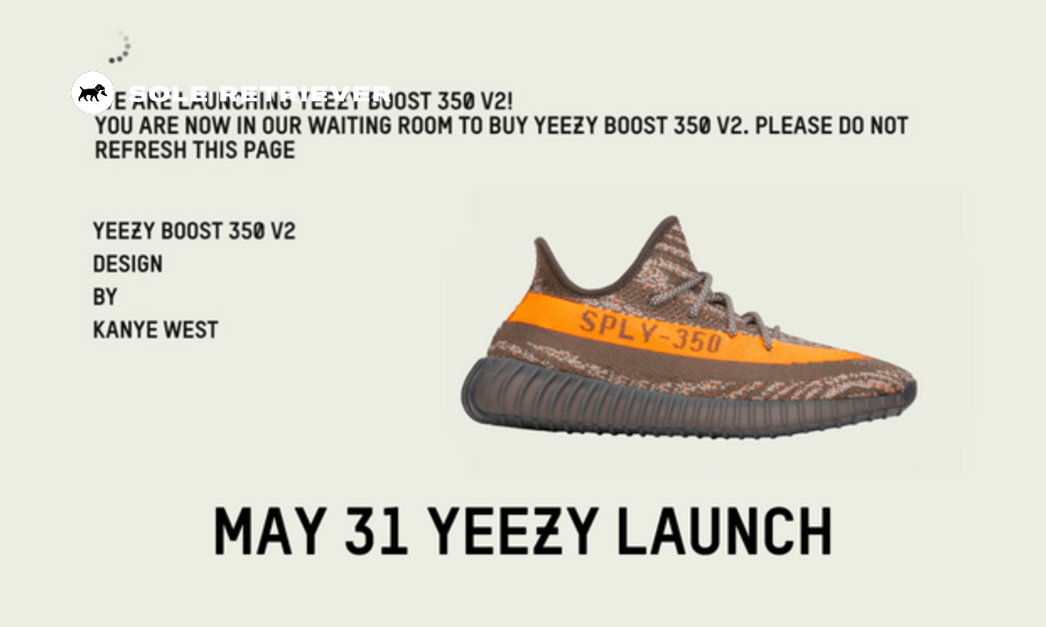 Yeezy waiting room sales time