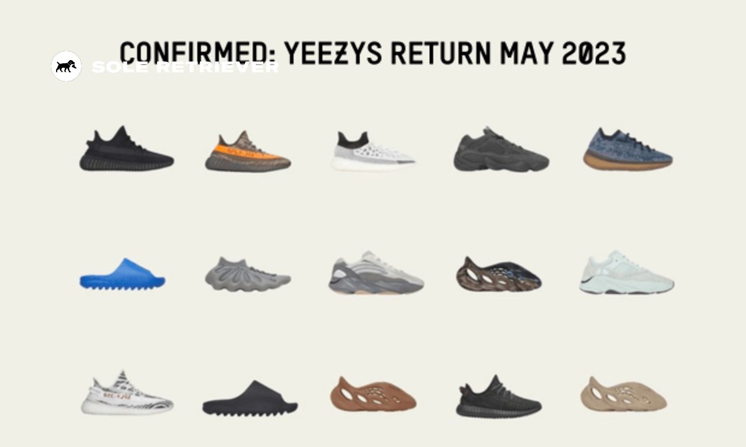 adidas to release existing YEEZY product in May 2023