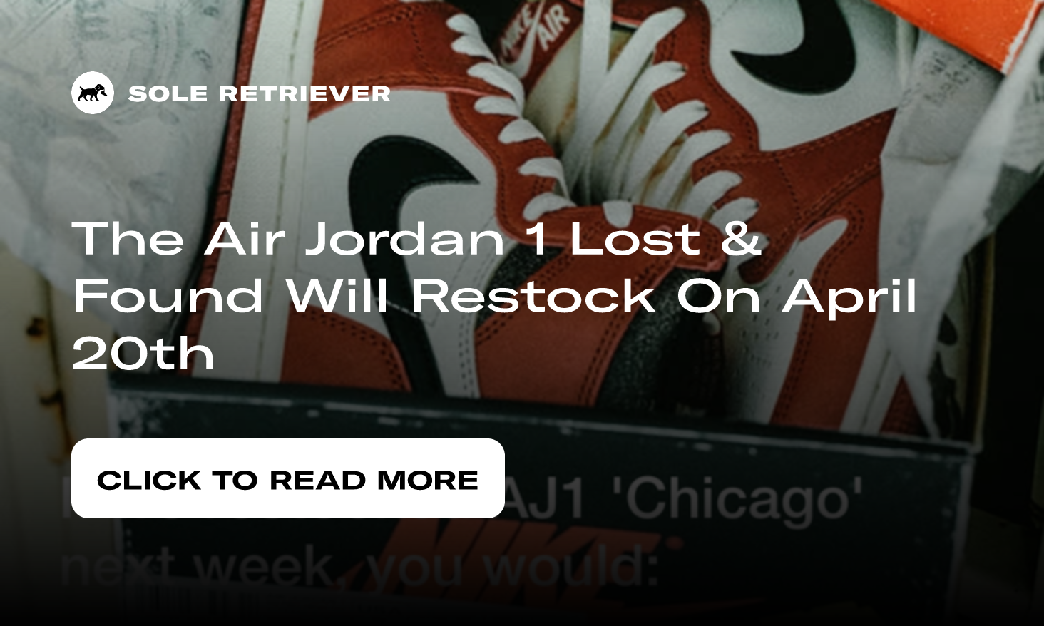 Chicago' Air Jordan 1 Restocks on SNKRS Next Week