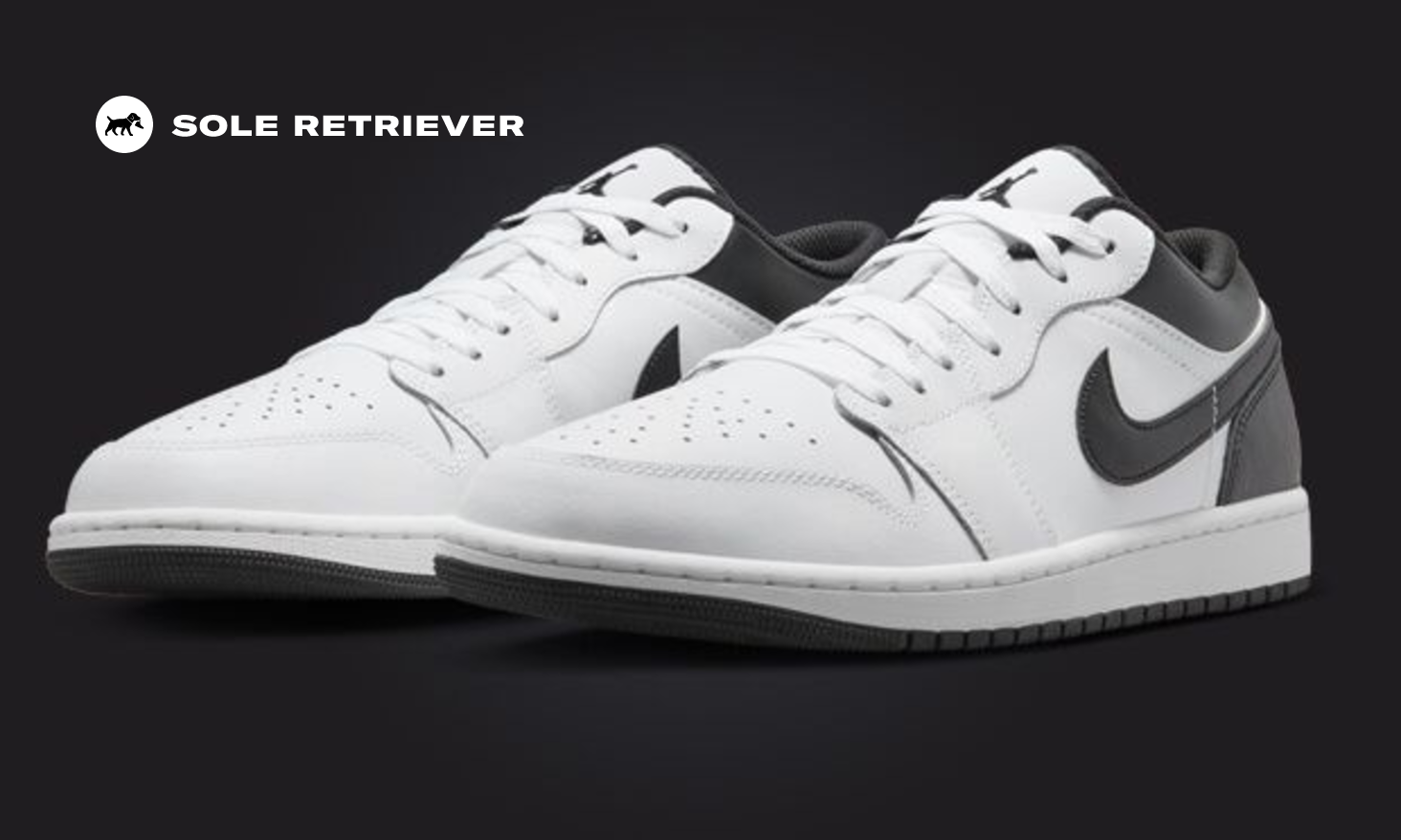 The Air Jordan 1 Low White Black Releases December 2023