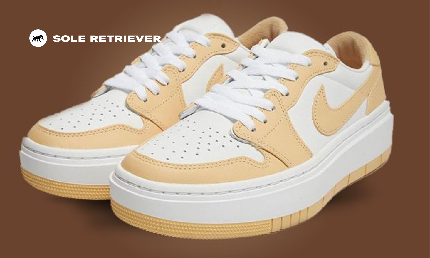 The Air Jordan 1 LV8D Gets Lifted In White And Tan