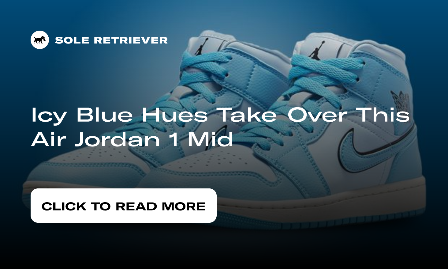 Jordan Air Jordan 1 Mid SE Ice Blue / Black / Sail / Dark Powder