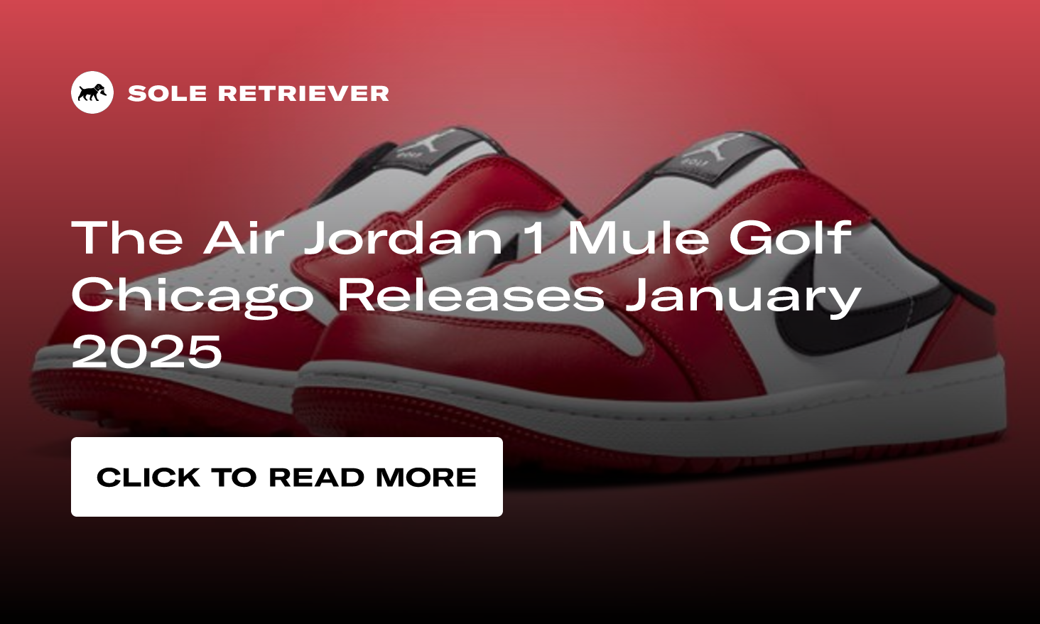 The Air Jordan 1 Mule Golf Chicago Releases January 2025