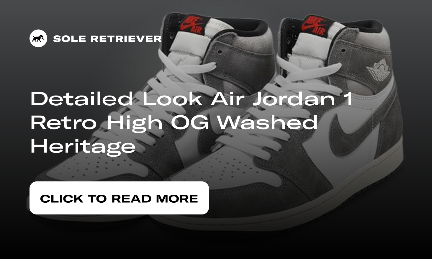 Detailed Look Air Jordan 1 Retro High OG Washed Heritage - Sneaker
