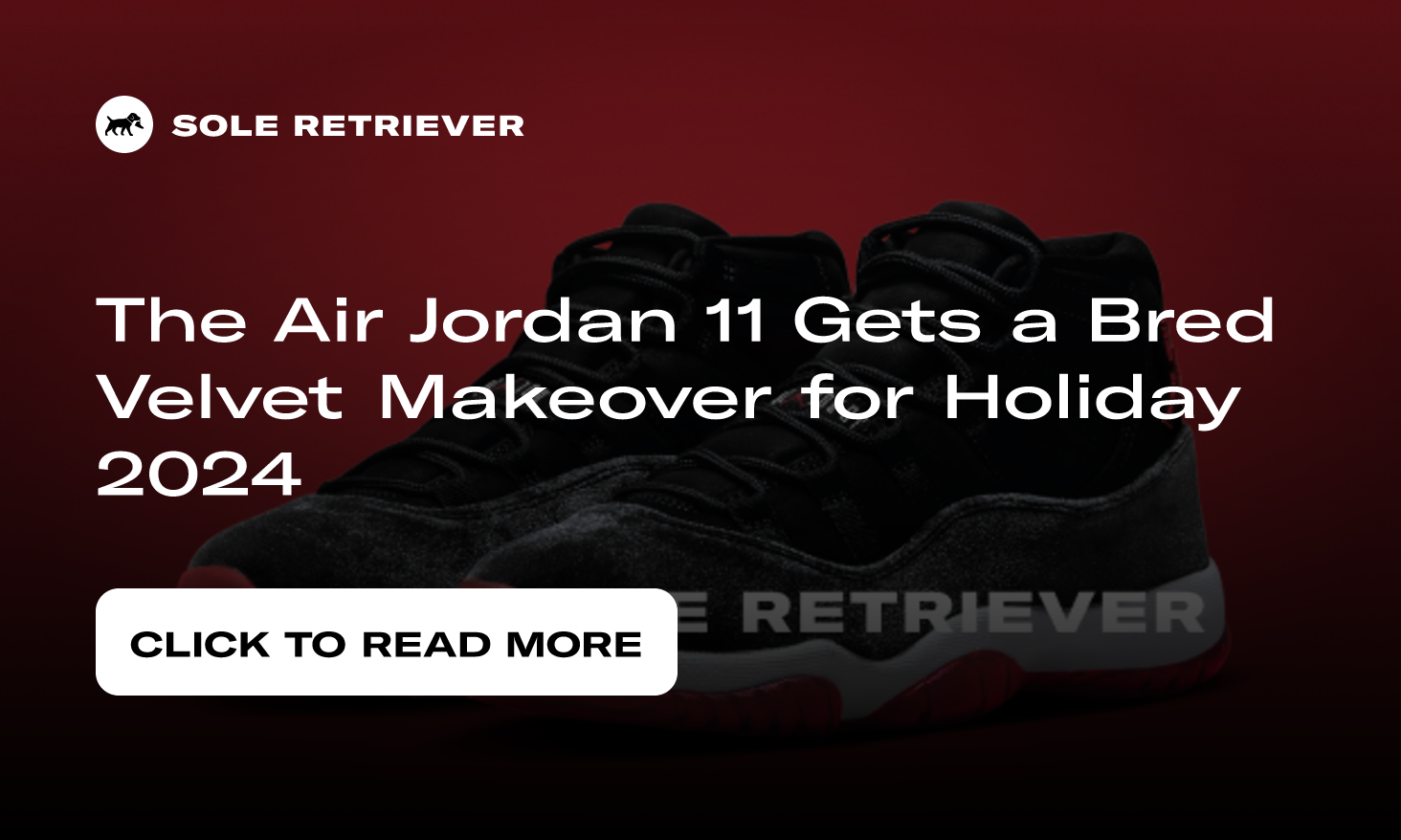 The Women's Air Jordan 11 Bred Velvet Releases Holiday 2024