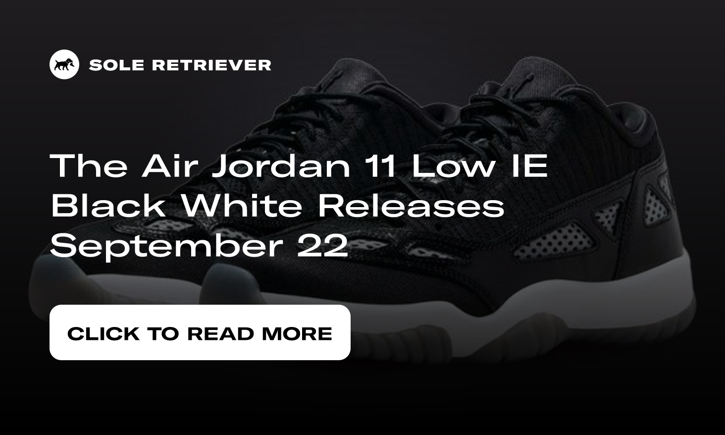 Air Jordan 11 Low IE “Black/White” Unveiled