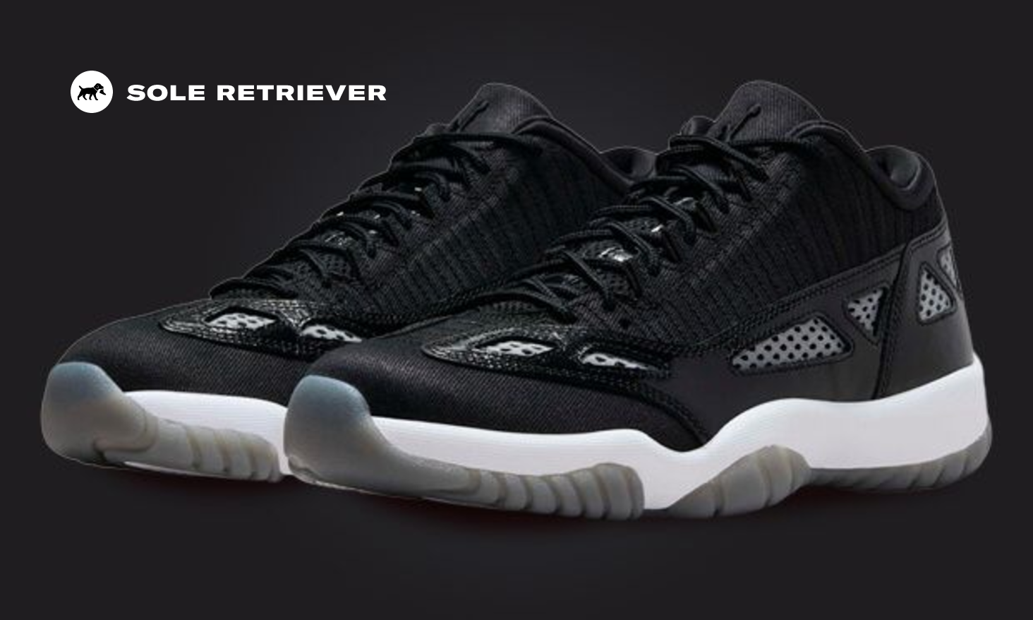 Air Jordan 11 Low IE “Black/White” Unveiled