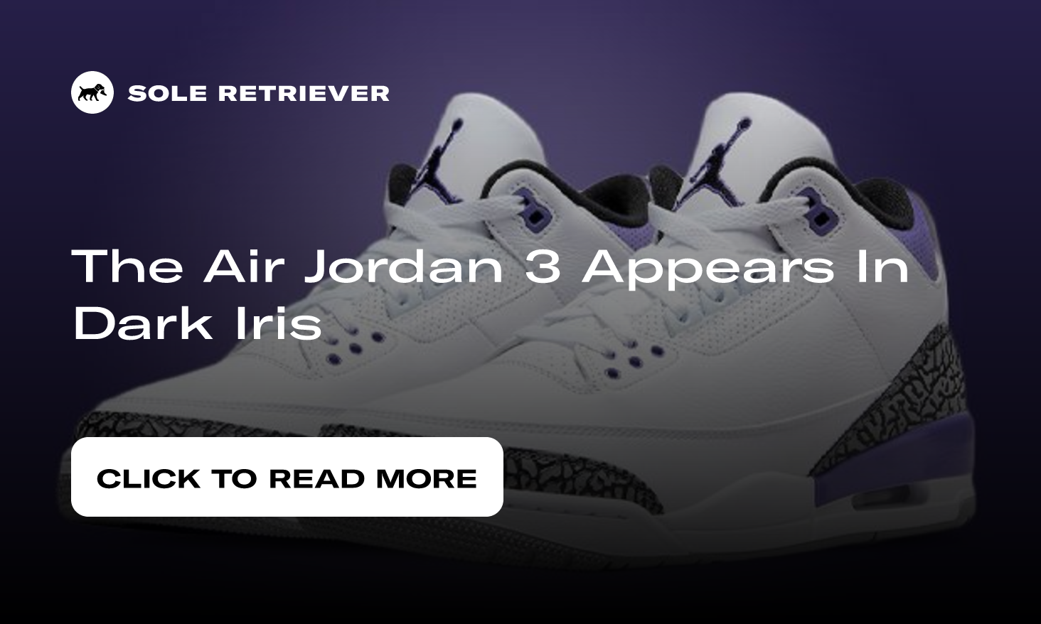 The Air Jordan 3 Appears In Dark Iris