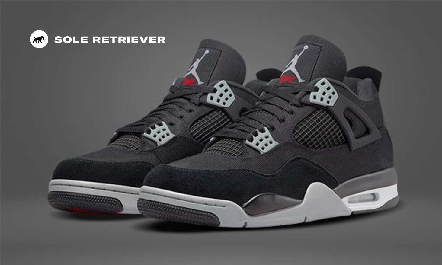 Black Canvas' Air Jordan 4 Releases In October