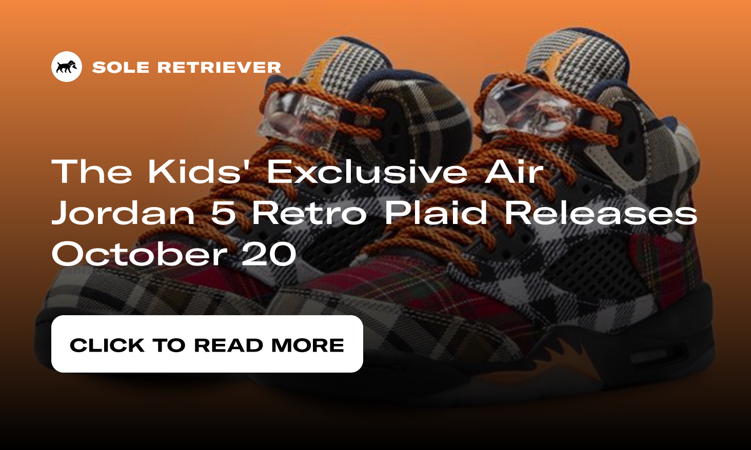 Kid’s Air Jordan Retro 5 Plaid (GS)