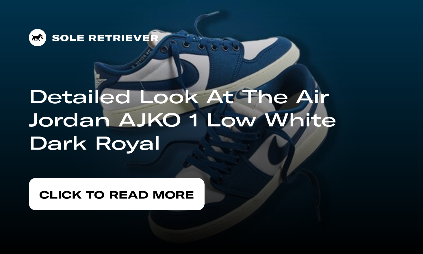 Detailed Look At The Air Jordan AJKO 1 Low White Dark Royal