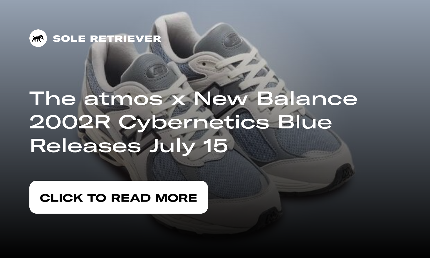 The atmos x New Balance 2002R Cybernetics Blue Releases July 15