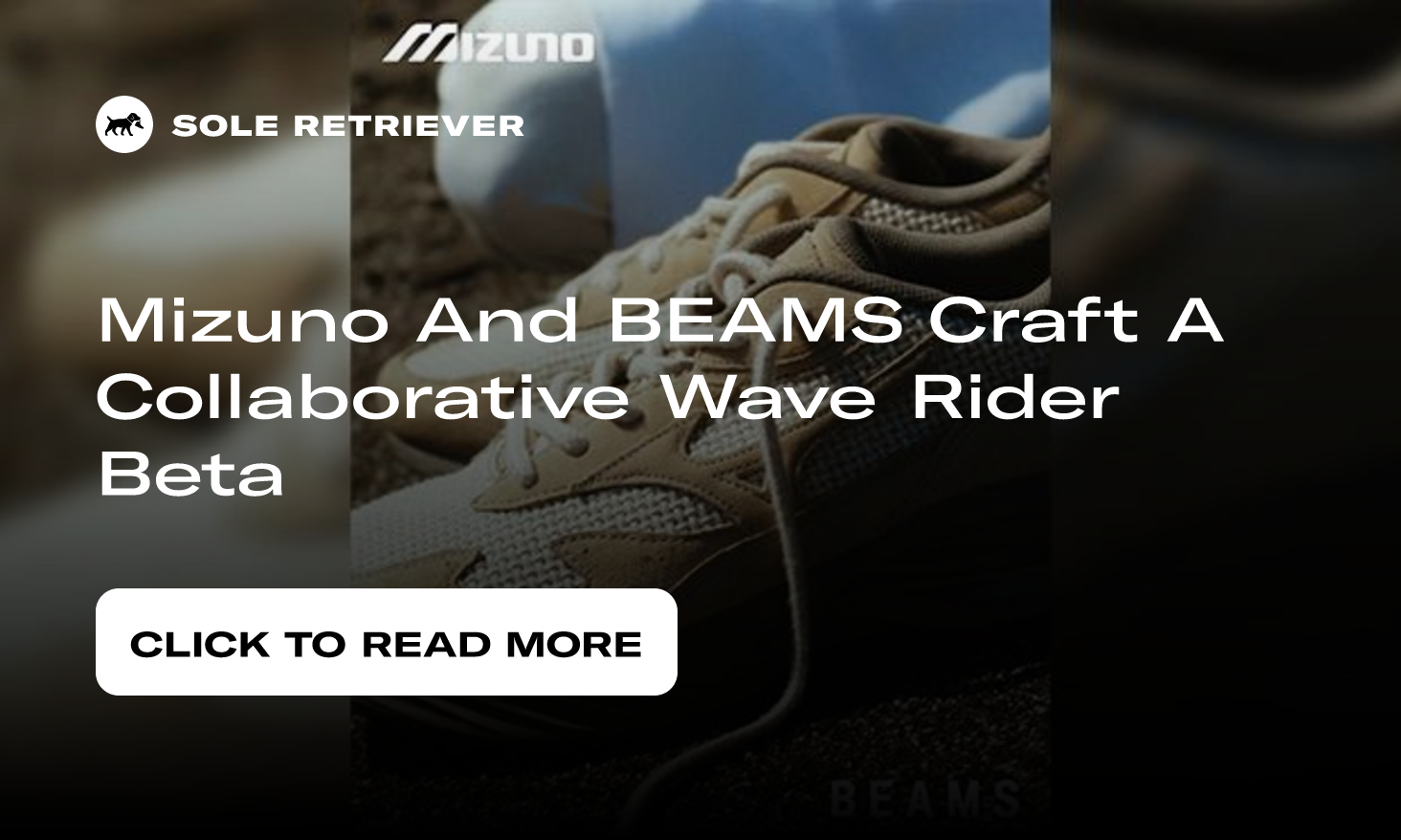 Beams Mizuno Wave Rider Beta Beige Release Date