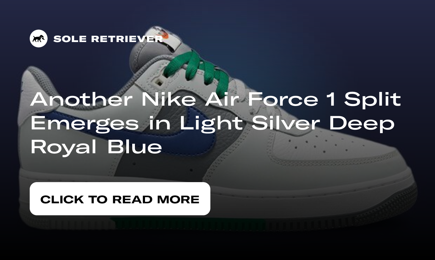 Nike Air Force 1 07 LV8 AF1 Split Light Silver Deep Royal Men Casual  FD2592-001