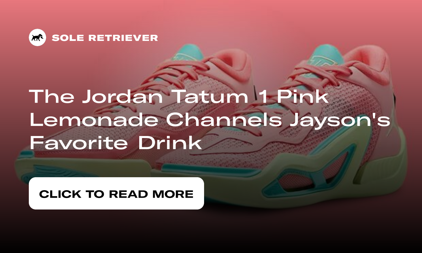 Jayson Tatum 1 Pink Lemonade Basketball Sneaker DX5359-600 Size 6Y
