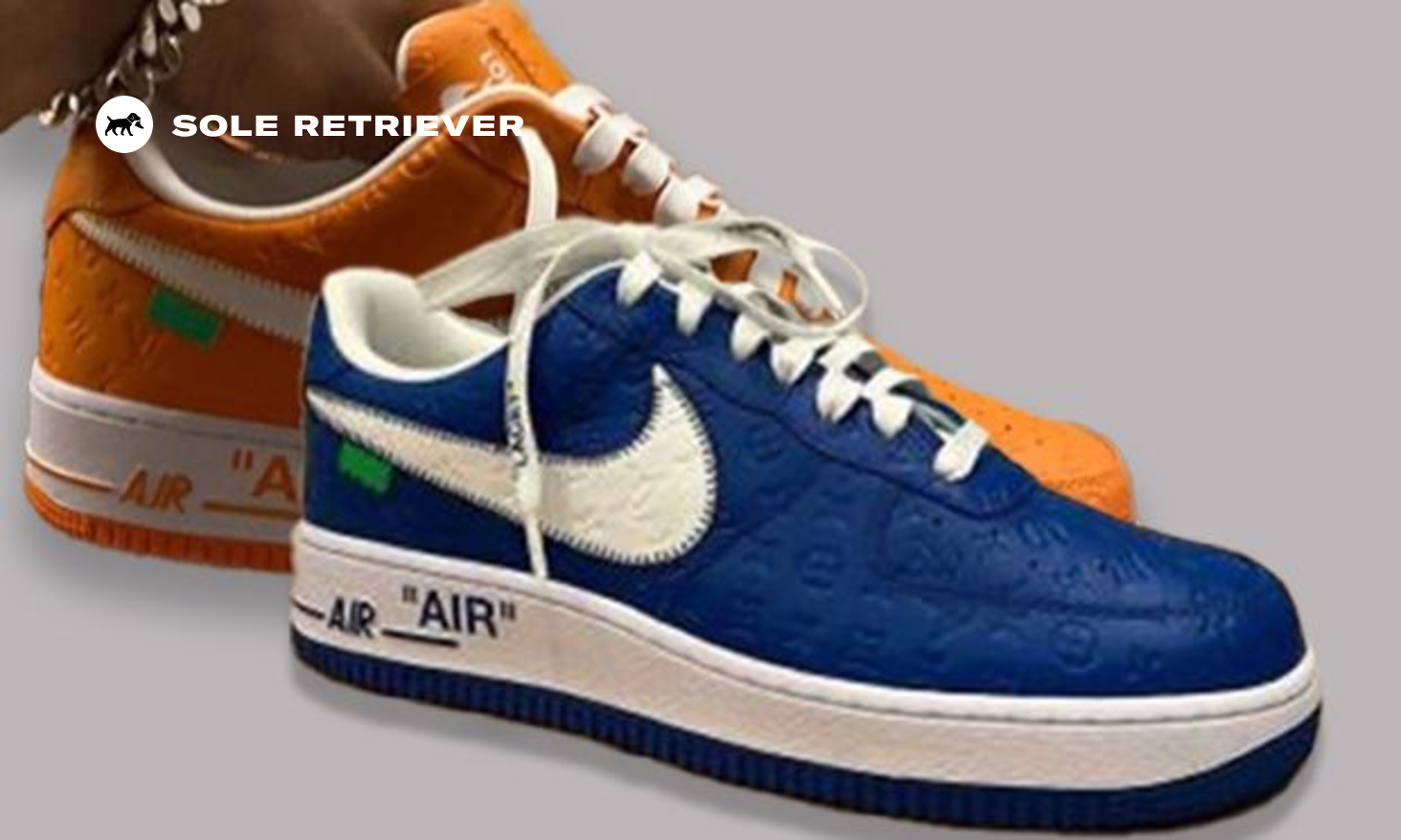 Nike Air Force 1 Low x Louis Vuitton x Virgil Abloh Blue Men'