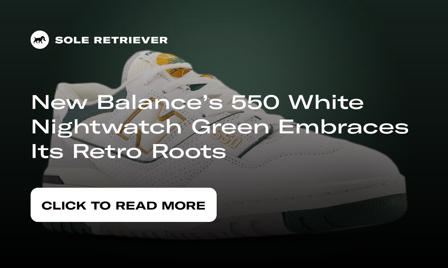 New Balance 550 White Nightwatch Green