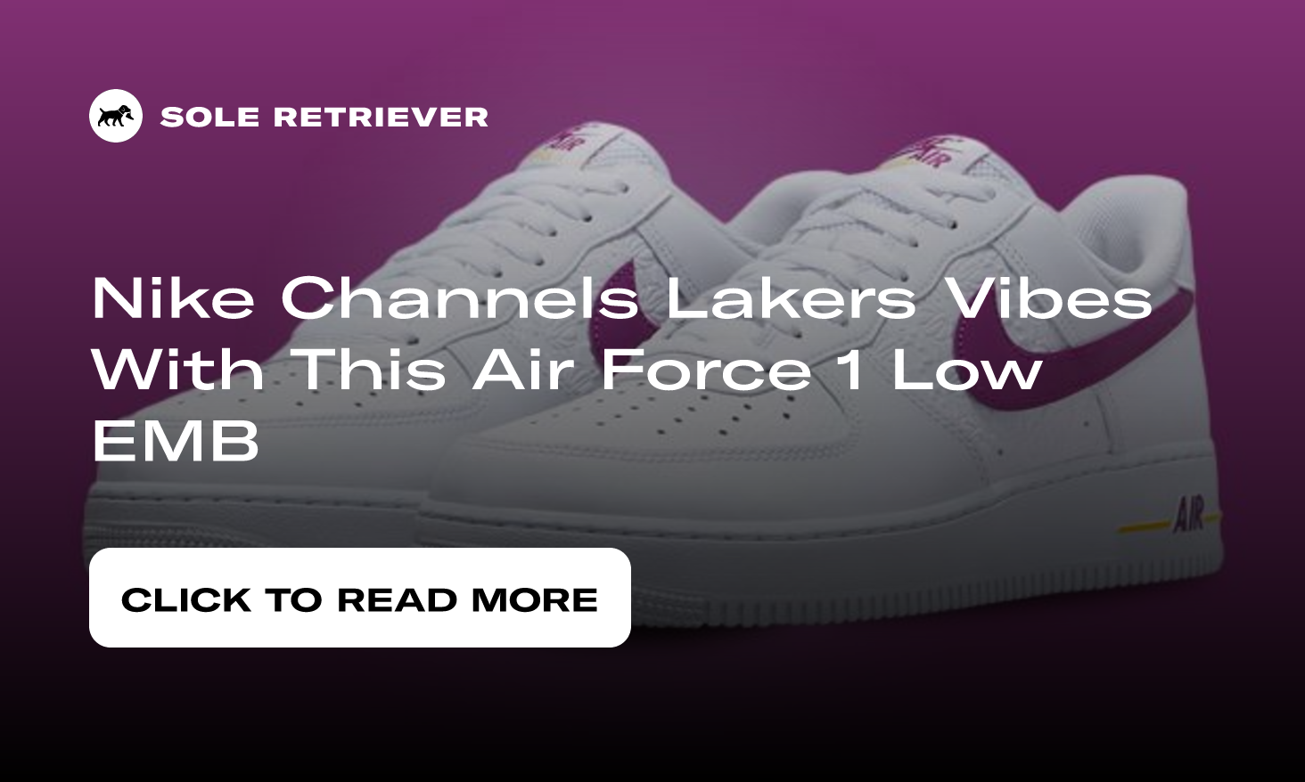 Nike Air Force 1 Low EMB Lakers sneakers: Where to buy, price, and more  explored