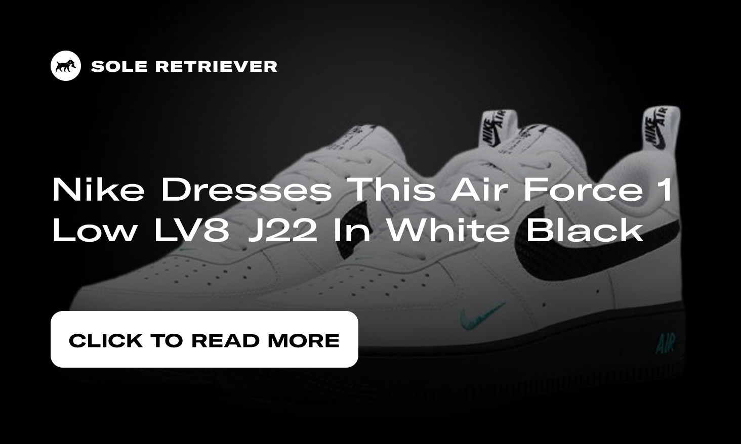 Nike Air Force 1 Low Cut-Out Swoosh (White/Black/Washed Teal/White) - Style  Code: DR0155-100 