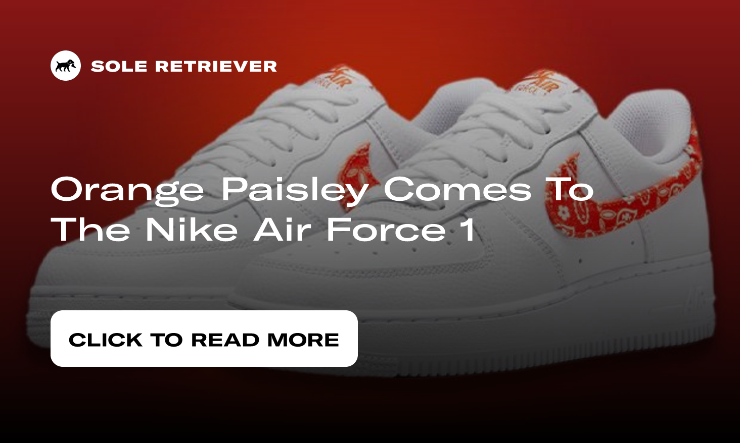 BUY Nike Air Force 1 Low Orange Paisley