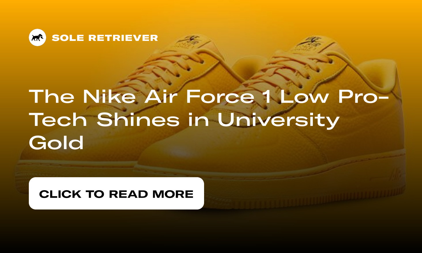 Nike Air Force 1 Low Waterproof University Gold FB8875-700