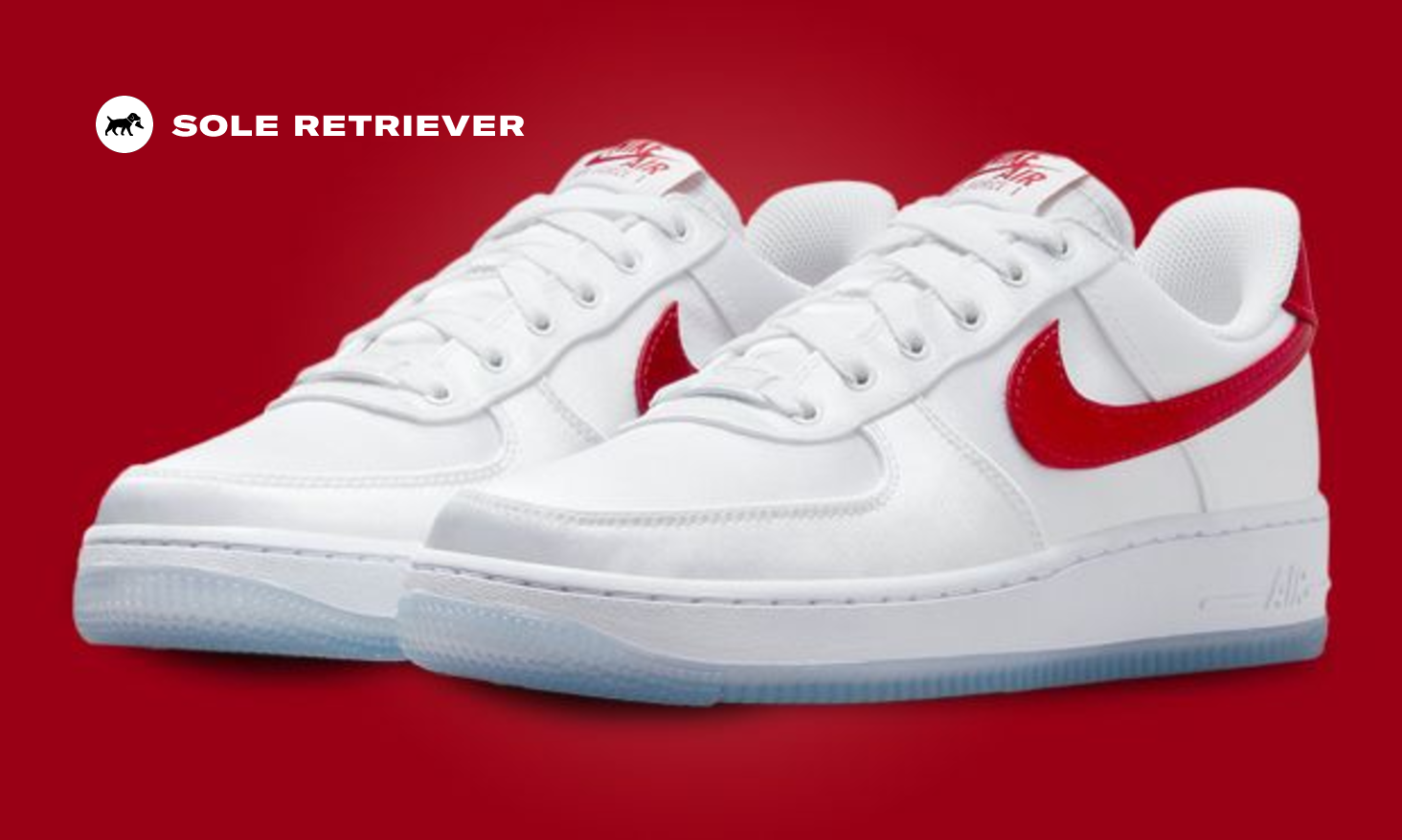 ▷ Bear Vuitton X Nike AF1 white/Red by Ske, 2023, Design