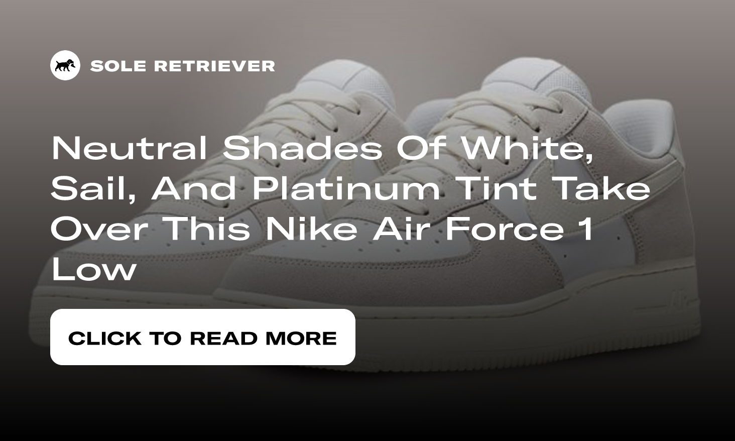 Nike Air Force 1 White, Sail & Platinum Tint