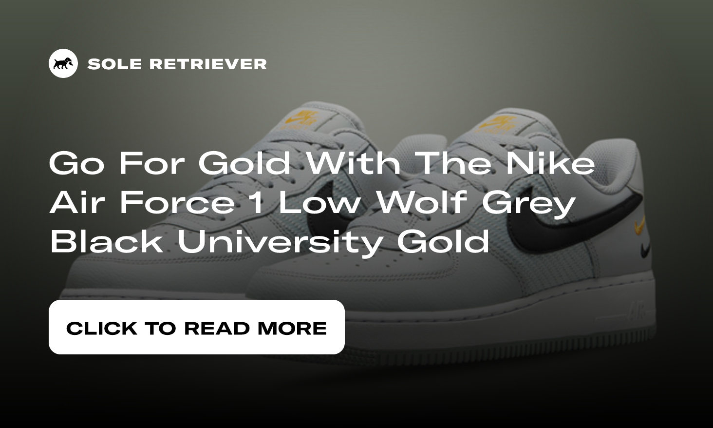 Nike Air Force 1 Low Black University Gold