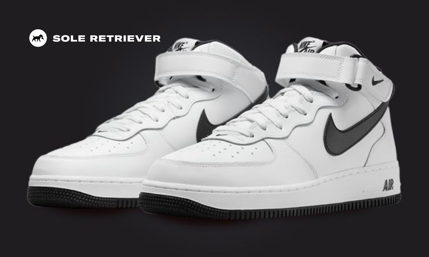 Nike Air Force 1 Mid '07 - White/Black/Neon Yellow- SneakerFiles