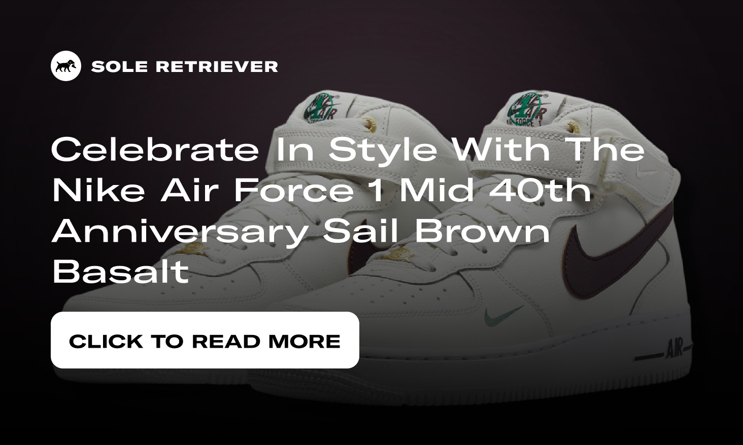 Nike Air Force 1 Mid '07 LV8 '40th Anniversary - Sail Brown Basalt' DR -  KICKS CREW