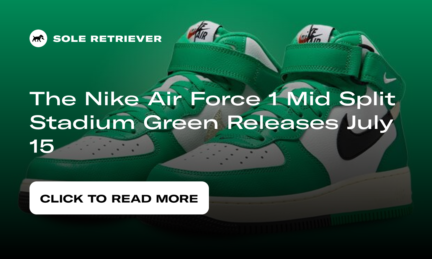 Nike Air Force 1 Mid '07 LV8 “Split - Stadium Green” - Style Code:  DZ2554-100 