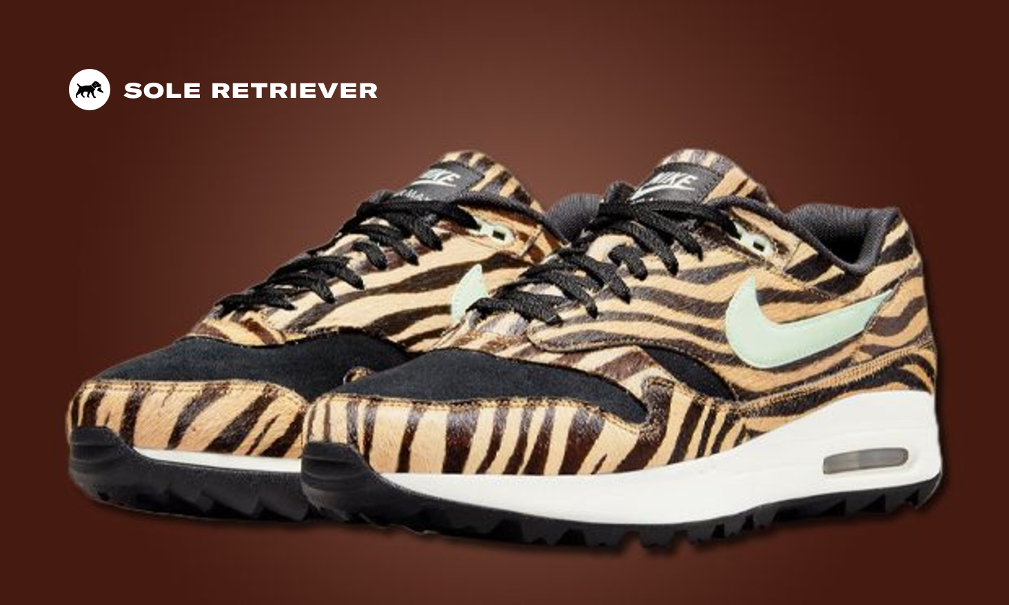 Tiger Print Covers This Nike Air Max 1 Golf