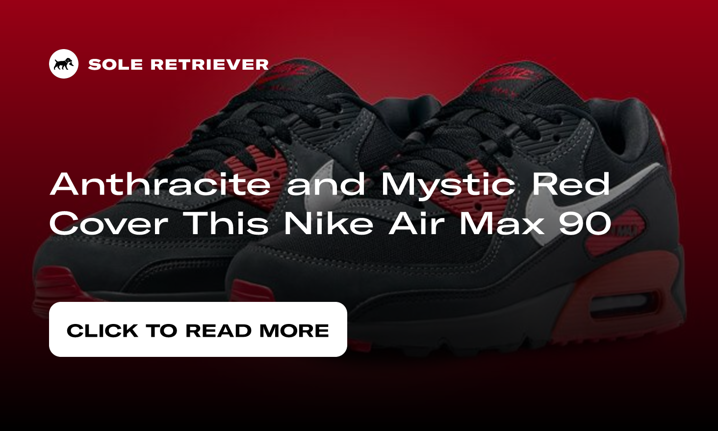 Anthracite and Mystic Red Cover This Nike Air Max 90