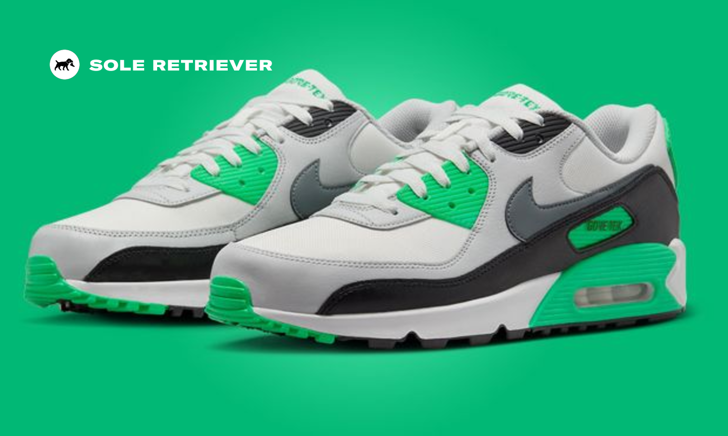 The Nike Air Max 90 Gore-Tex Lucky Green Releases January 2024