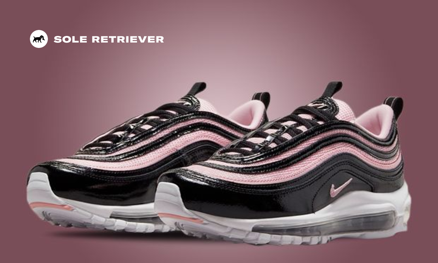 Glossy Patent Leather Covers This Nike Air Max 97